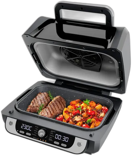 Fritadeira Elétrica Air Fryer WAP Barbecue com Painel Digital e 12 Funções 220V