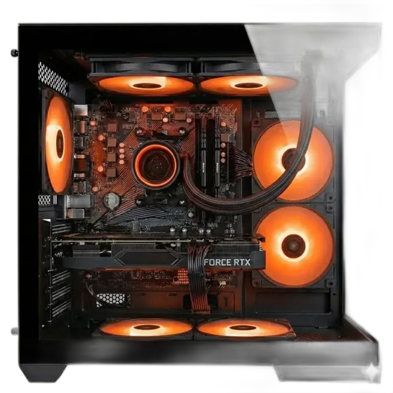 Pulse Gaming PC By BluePC - AMD Ryzen 7 5700X, B450, GeForce RTX 5070 Ti 16GB, 16GB DDR4, M.2 PCIe SSD 1TB, 750W 80 Plus PSU - PGBP-PUL146