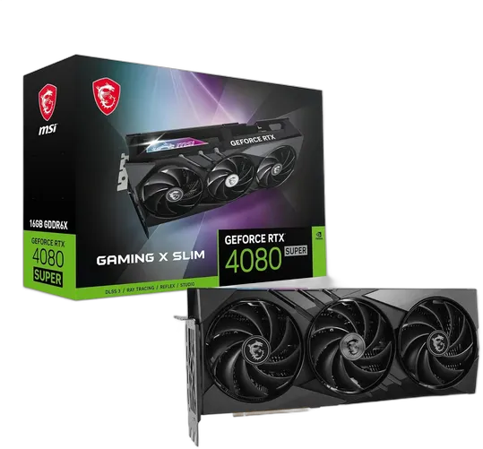 MSI Gaming X Slim RTX 4080 16GB GDDR6X Graphics Card