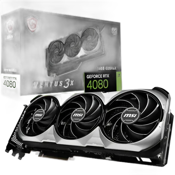 MSI Super Ventus 3X OC RTX 4080 16GB GDDR6X Graphics Card